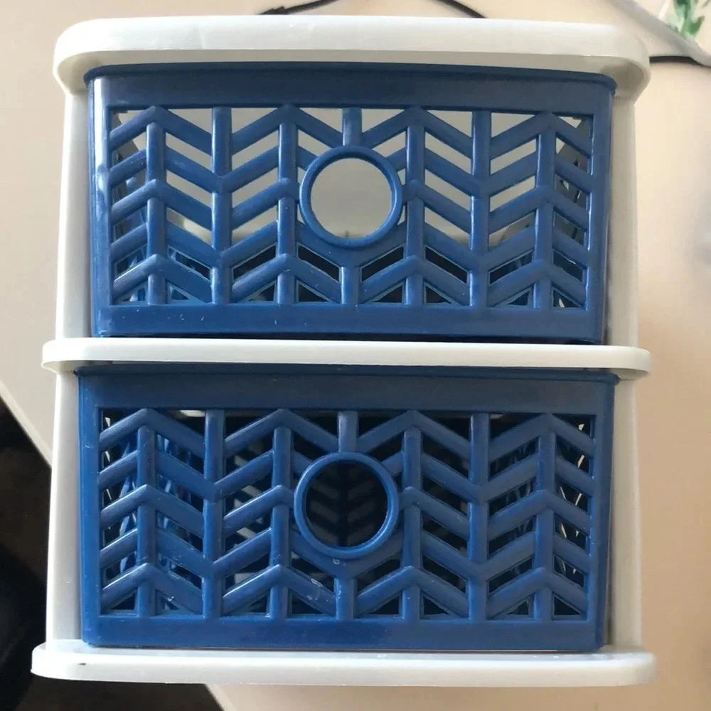 Desk storage organizer with pull out drawers